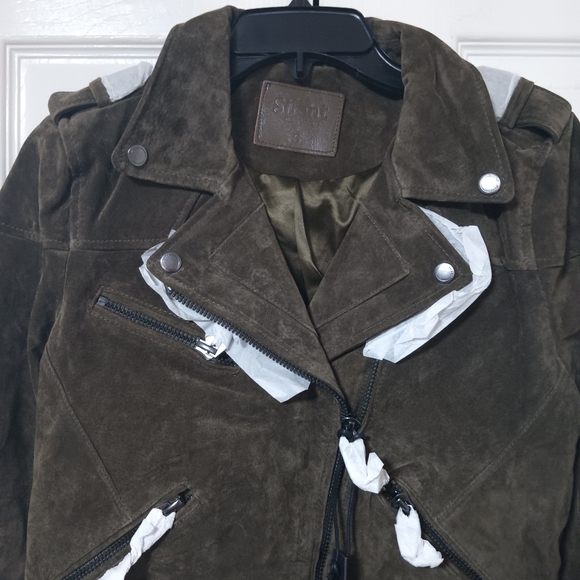 Silent New York Suede Leather Jacket - Picture 2 of 11